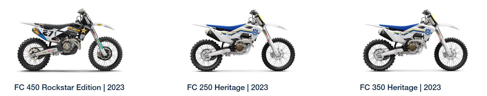 Husqvarna 4 Takt FC 450 Rockstar und Heritage